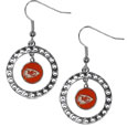Rhinestone Hoop Earrings